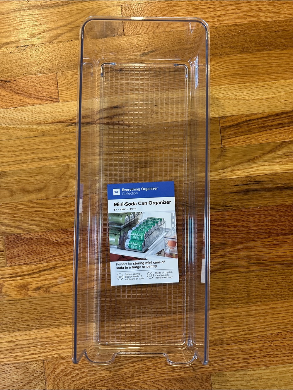Everything Organizer Clear Mini-Soda Can Organizer Container Store - Clear
